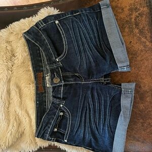 free culture low rise shorts